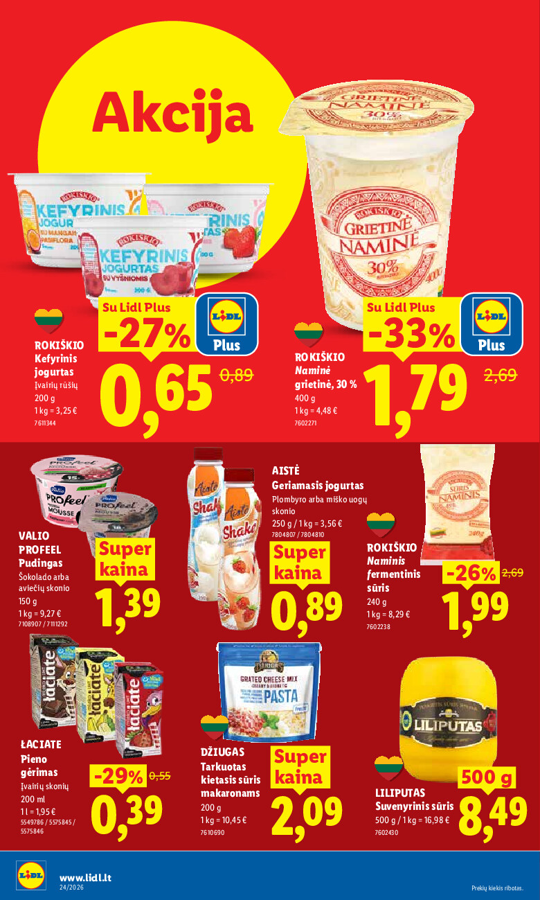 lidl - MAISTO PREKIŲ PASIŪLYMAI (2026-06-08 - 2026-06-14) - page: 30