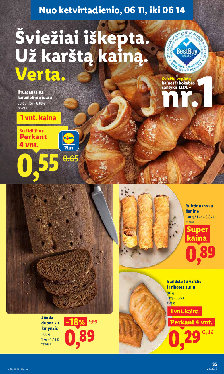 lidl - MAISTO PREKIŲ PASIŪLYMAI (2026-06-08 - 2026-06-14) - page: 33