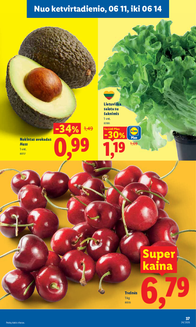 lidl - MAISTO PREKIŲ PASIŪLYMAI (2026-06-08 - 2026-06-14) - page: 35