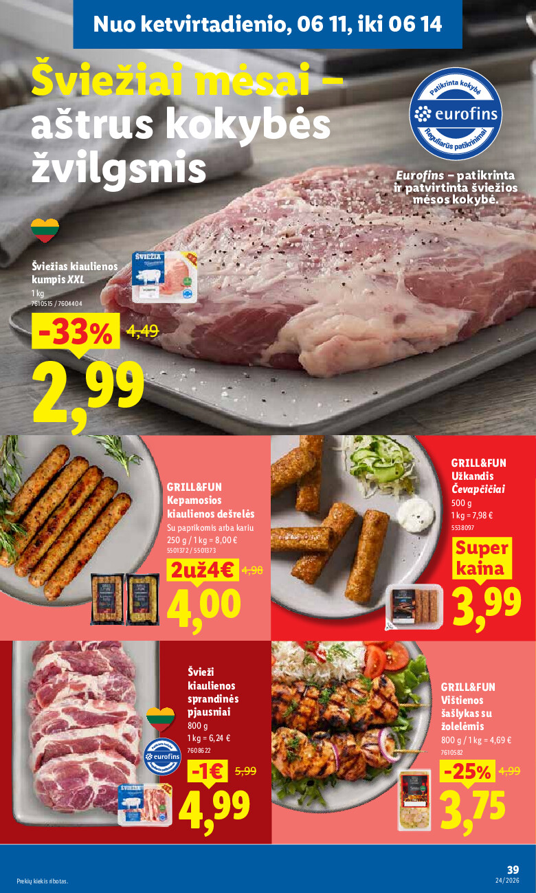 lidl - MAISTO PREKIŲ PASIŪLYMAI (2026-06-08 - 2026-06-14) - page: 37