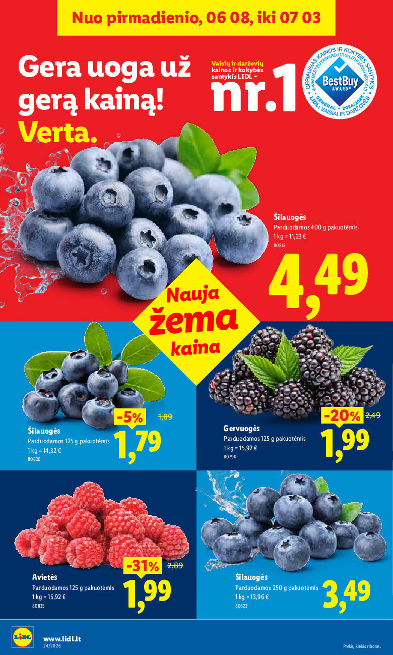 lidl - MAISTO PREKIŲ PASIŪLYMAI (2026-06-08 - 2026-06-14) - page: 5