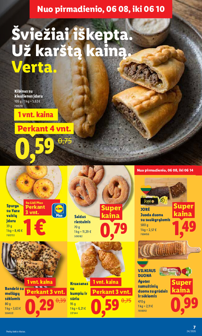 lidl - MAISTO PREKIŲ PASIŪLYMAI (2026-06-08 - 2026-06-14) - page: 7