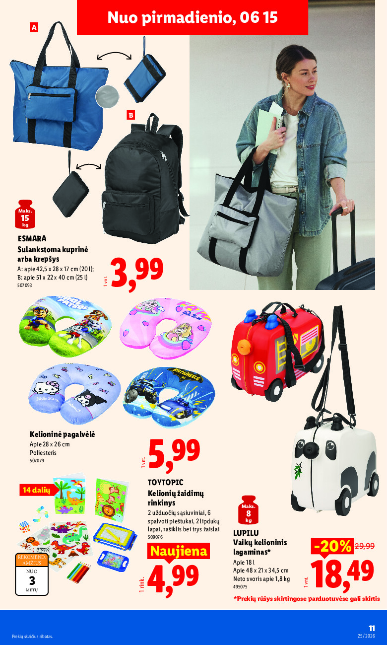 lidl - NE MAISTO PREKIŲ PASIŪLYMAI (2026-06-15 - 2026-06-21) - page: 11