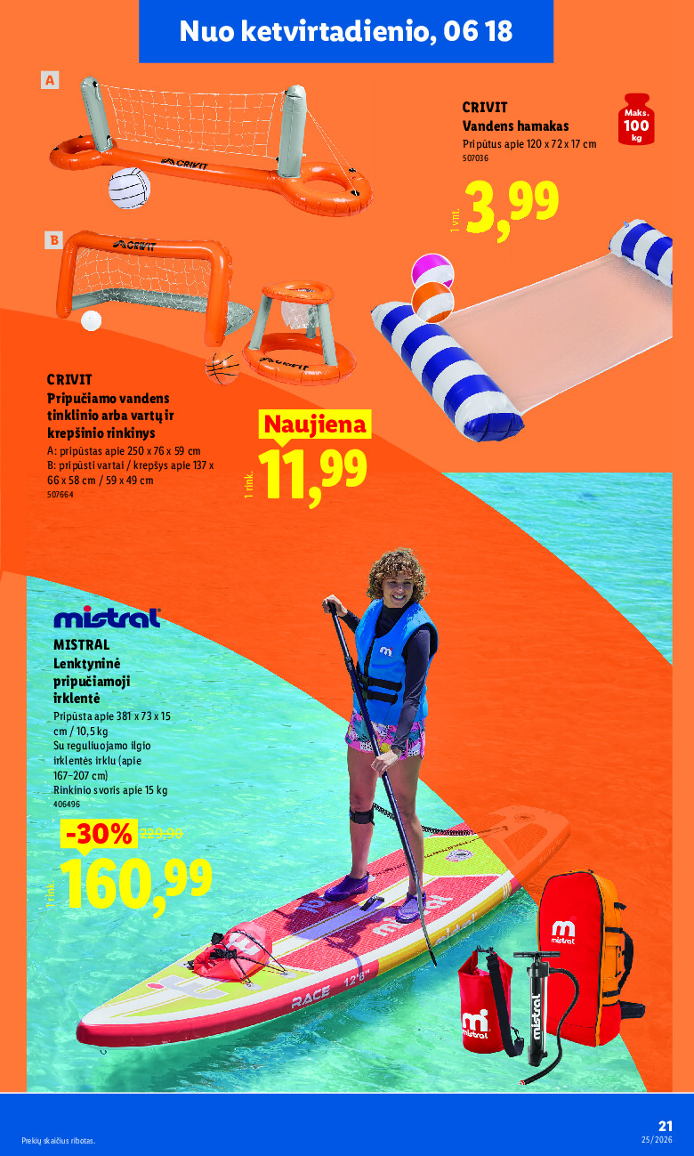 lidl - NE MAISTO PREKIŲ PASIŪLYMAI (2026-06-15 - 2026-06-21) - page: 21