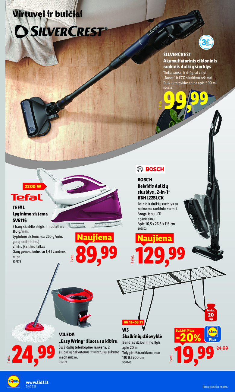 lidl - NE MAISTO PREKIŲ PASIŪLYMAI (2026-06-15 - 2026-06-21) - page: 6