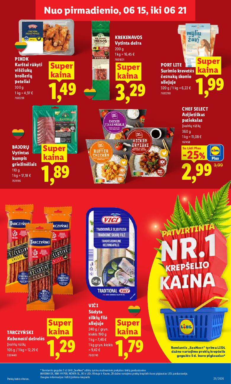 lidl - MAISTO PREKIŲ PASIŪLYMAI (2026-06-15 - 2026-06-21) - page: 13
