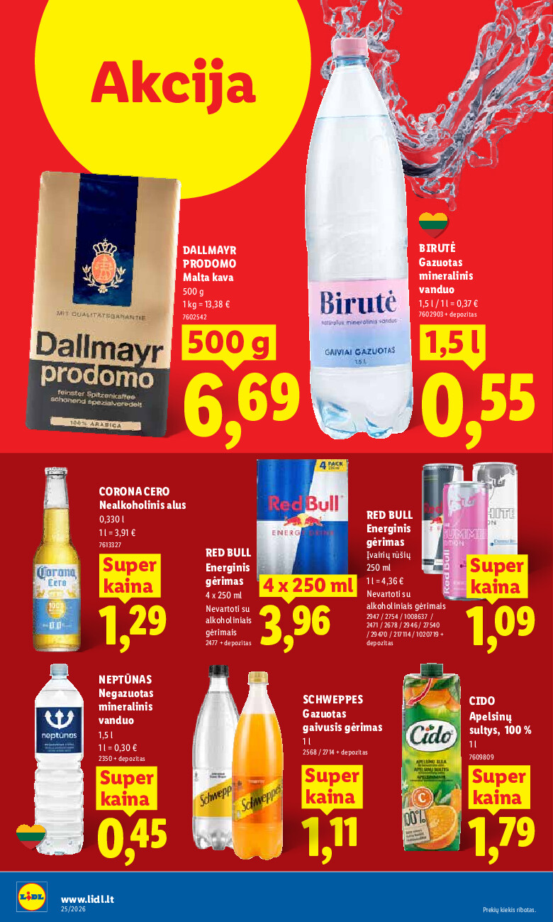 lidl - MAISTO PREKIŲ PASIŪLYMAI (2026-06-15 - 2026-06-21) - page: 14