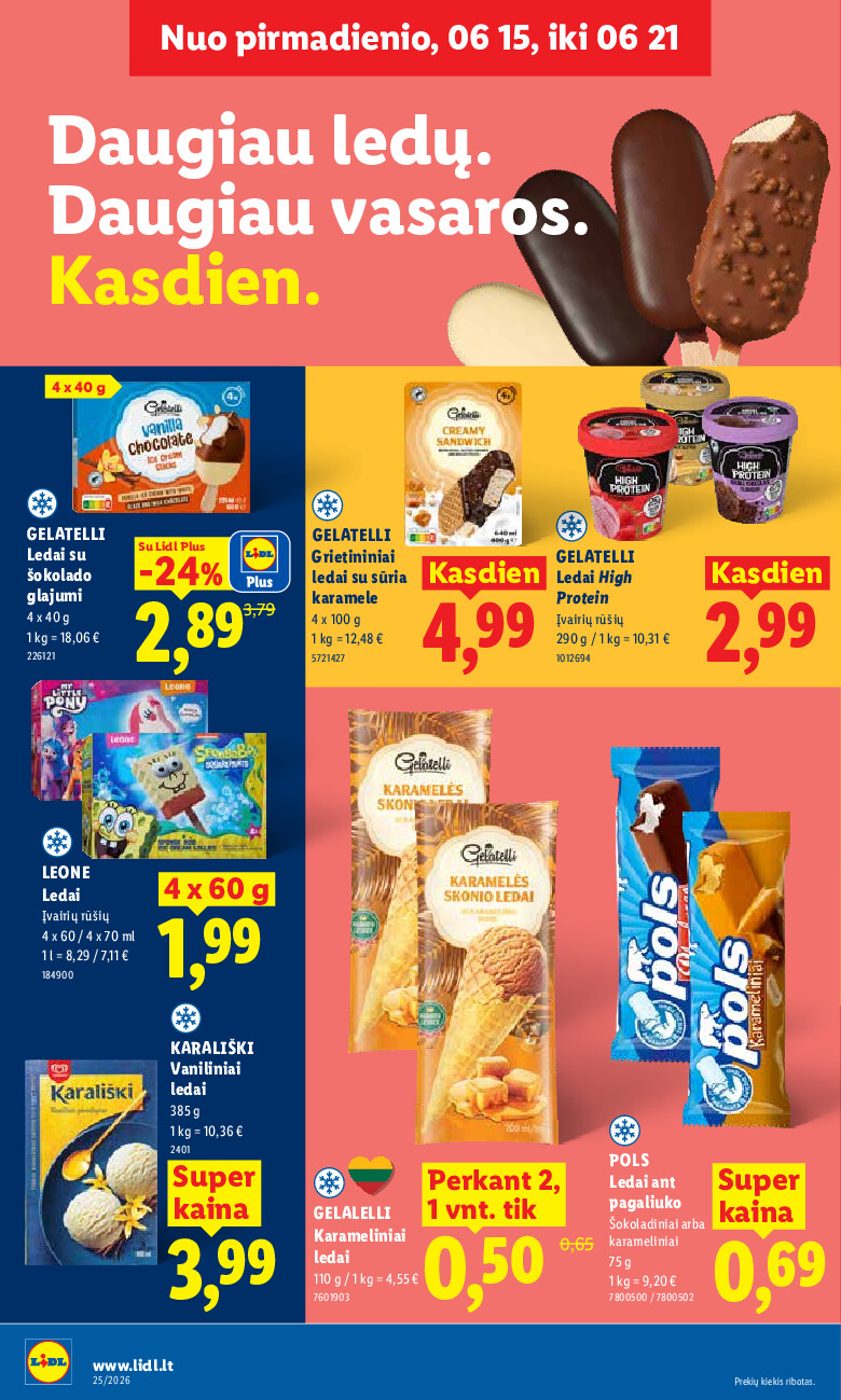 lidl - MAISTO PREKIŲ PASIŪLYMAI (2026-06-15 - 2026-06-21) - page: 22