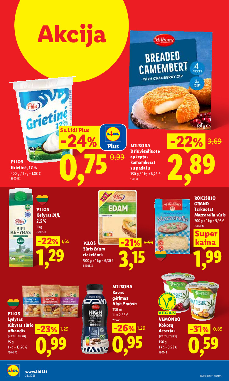 lidl - MAISTO PREKIŲ PASIŪLYMAI (2026-06-15 - 2026-06-21) - page: 34