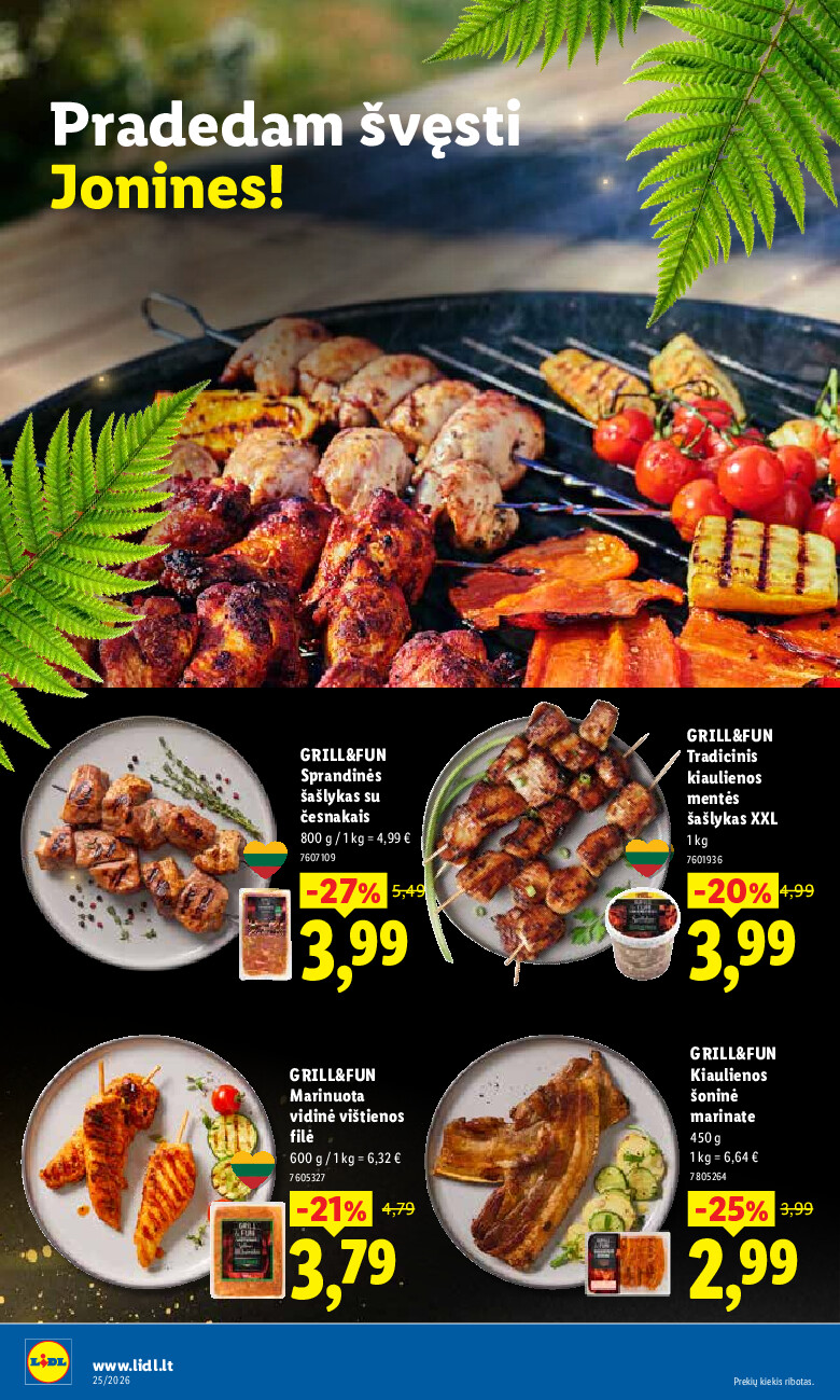 lidl - MAISTO PREKIŲ PASIŪLYMAI (2026-06-15 - 2026-06-21) - page: 40
