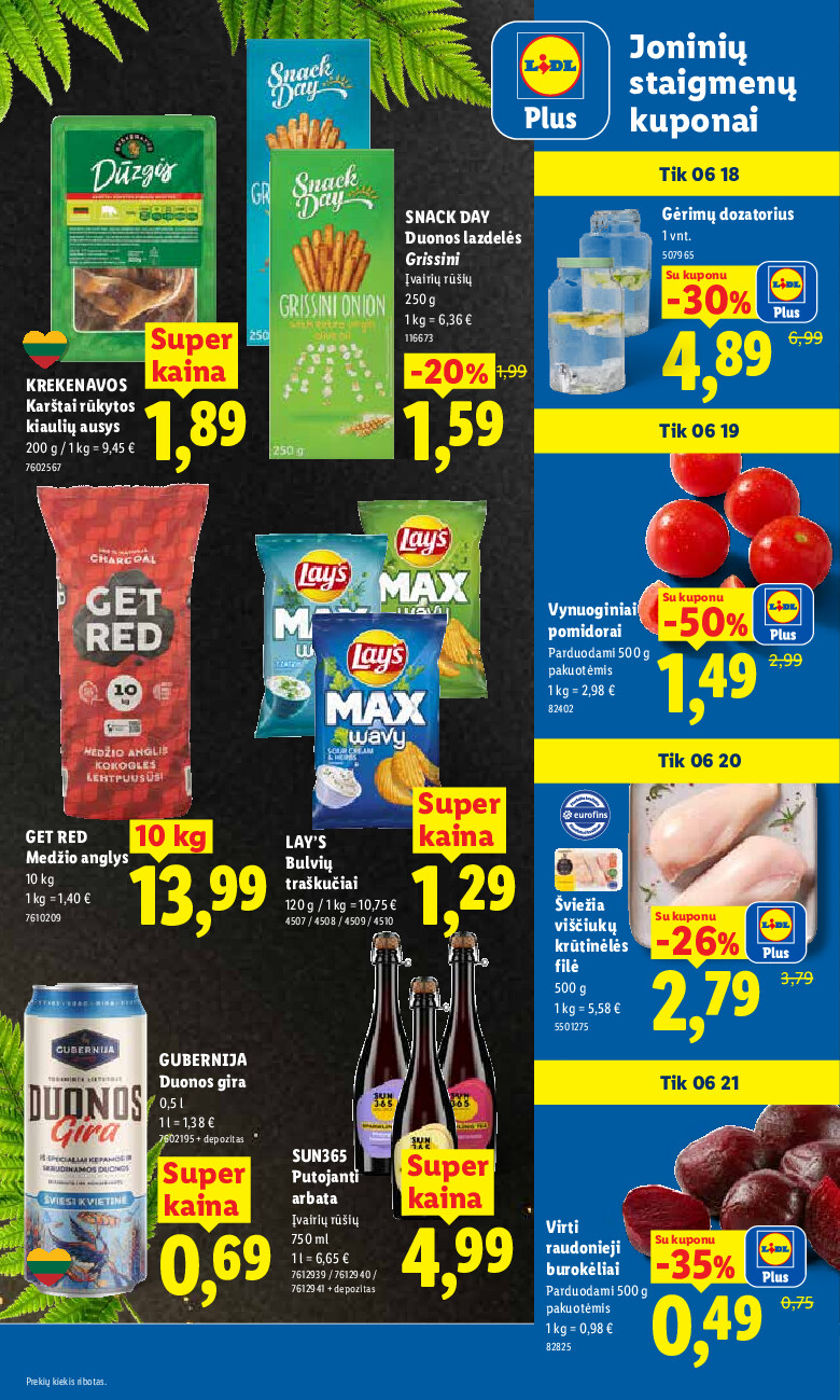lidl - MAISTO PREKIŲ PASIŪLYMAI (2026-06-15 - 2026-06-21) - page: 43