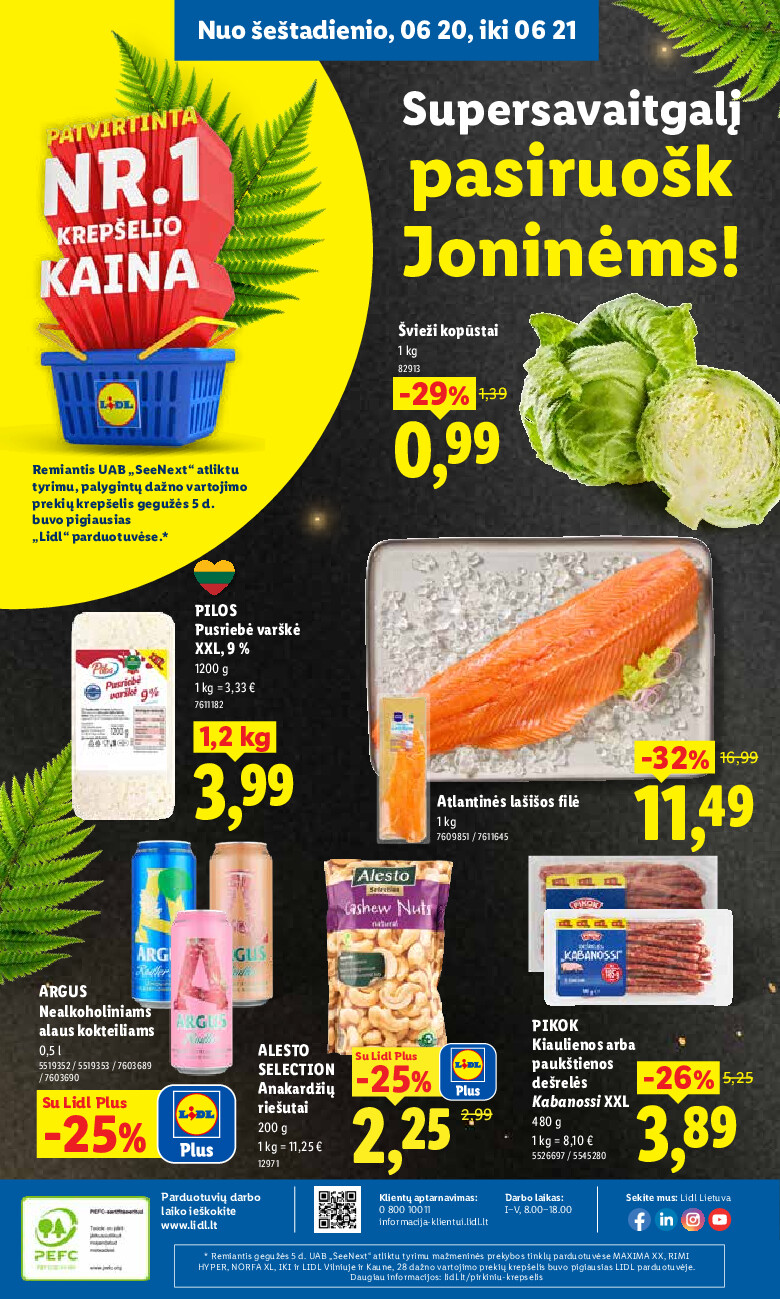 lidl - MAISTO PREKIŲ PASIŪLYMAI (2026-06-15 - 2026-06-21) - page: 44