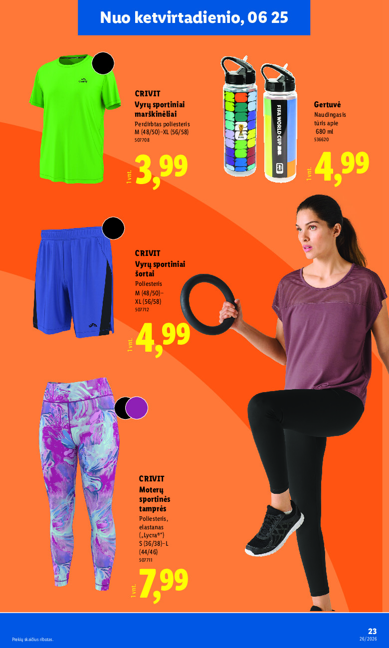 lidl - NE MAISTO PREKIŲ PASIŪLYMAI (2026-06-22 - 2026-06-28) - page: 23
