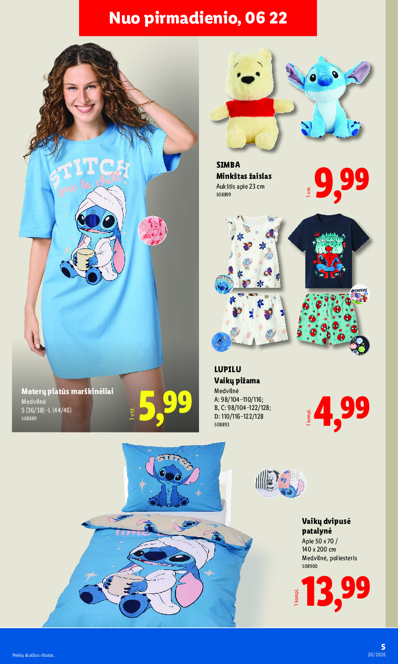 lidl - NE MAISTO PREKIŲ PASIŪLYMAI (2026-06-22 - 2026-06-28) - page: 5