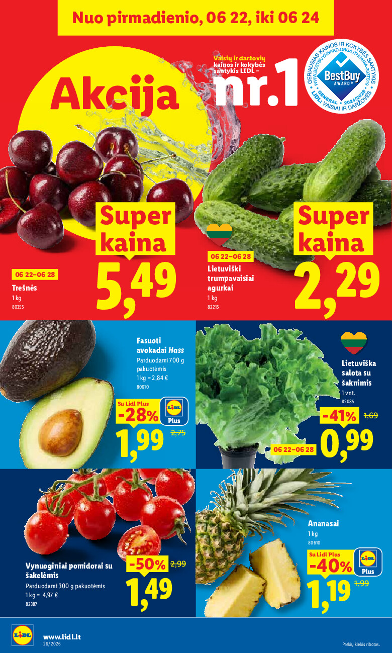 lidl - MAISTO PREKIŲ PASIŪLYMAI (2026-06-22 - 2026-06-28) - page: 4