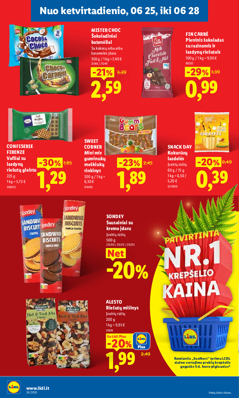lidl - MAISTO PREKIŲ PASIŪLYMAI (2026-06-22 - 2026-06-28) - page: 34