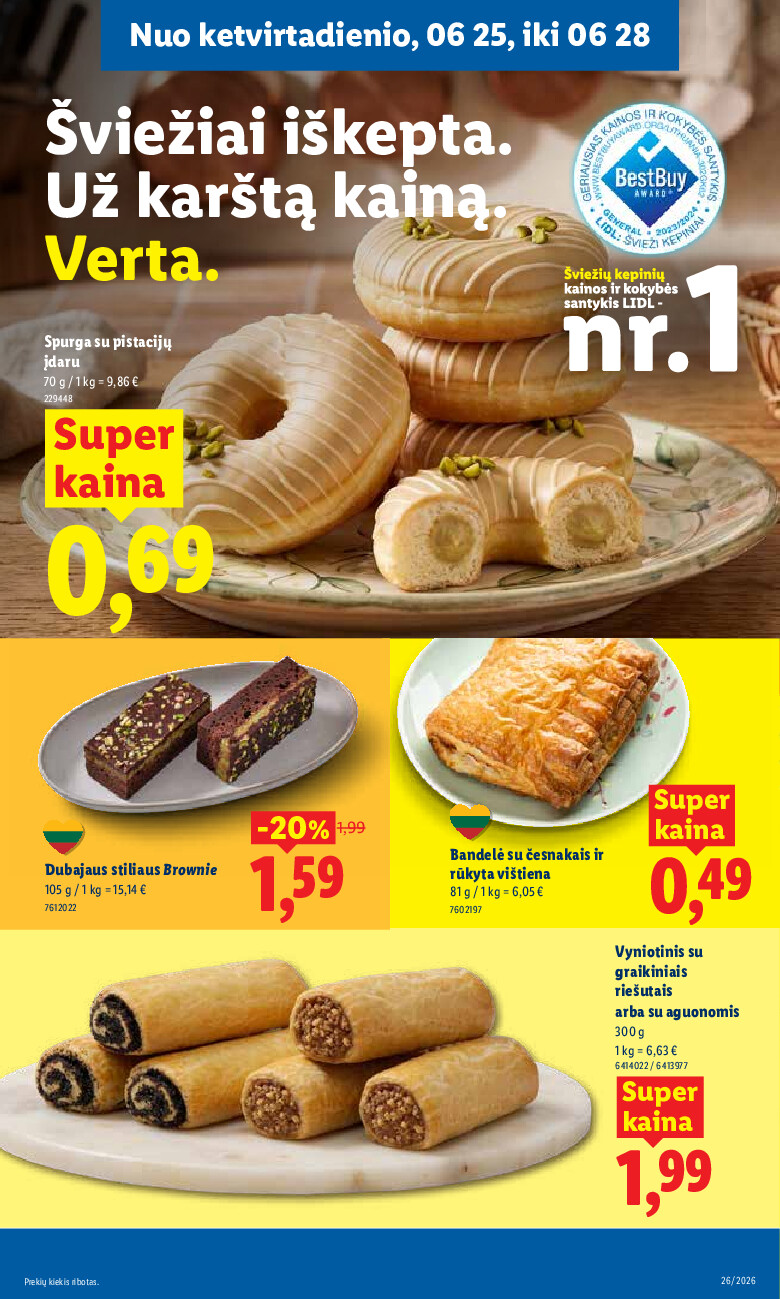 lidl - MAISTO PREKIŲ PASIŪLYMAI (2026-06-22 - 2026-06-28) - page: 35