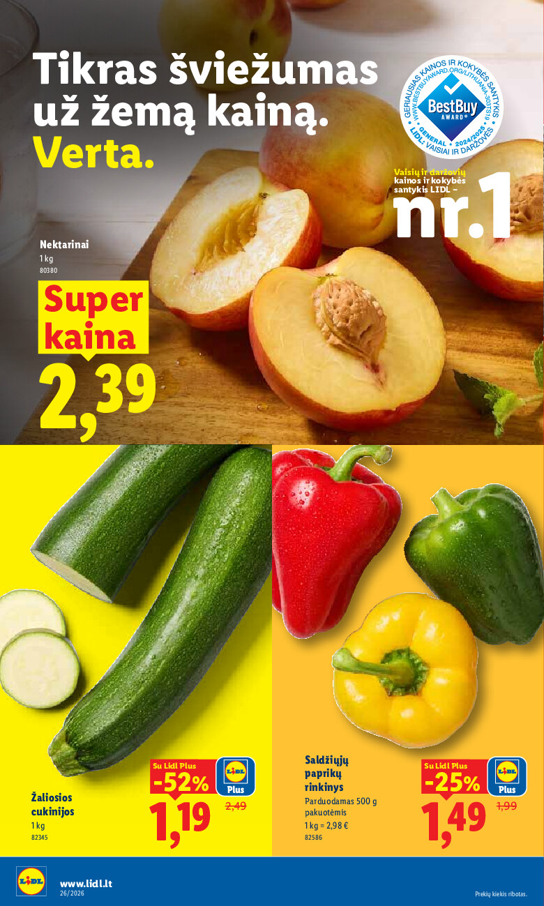 lidl - MAISTO PREKIŲ PASIŪLYMAI (2026-06-22 - 2026-06-28) - page: 36