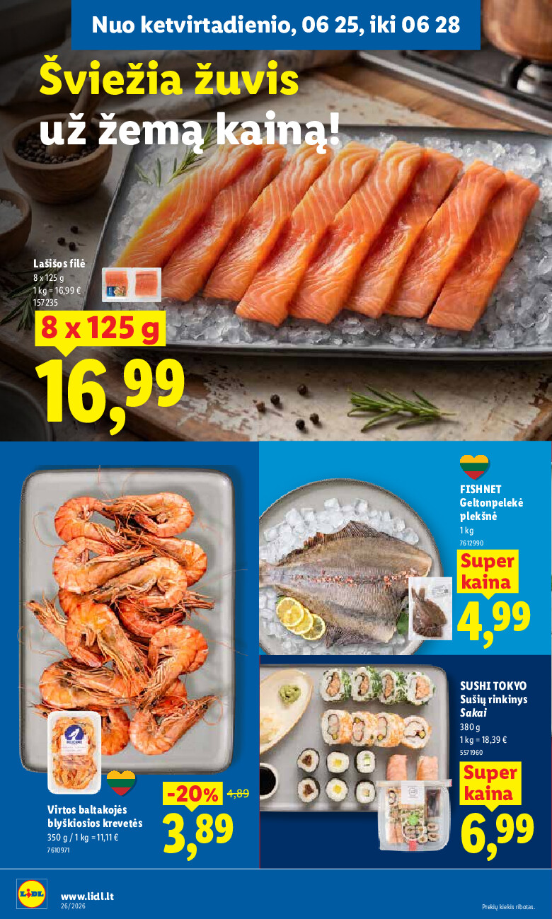 lidl - MAISTO PREKIŲ PASIŪLYMAI (2026-06-22 - 2026-06-28) - page: 38