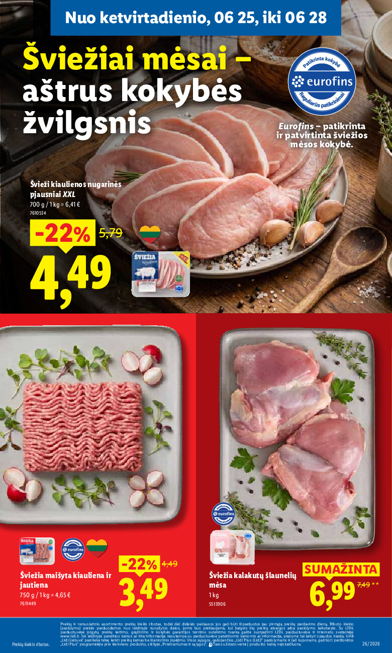 lidl - MAISTO PREKIŲ PASIŪLYMAI (2026-06-22 - 2026-06-28) - page: 39