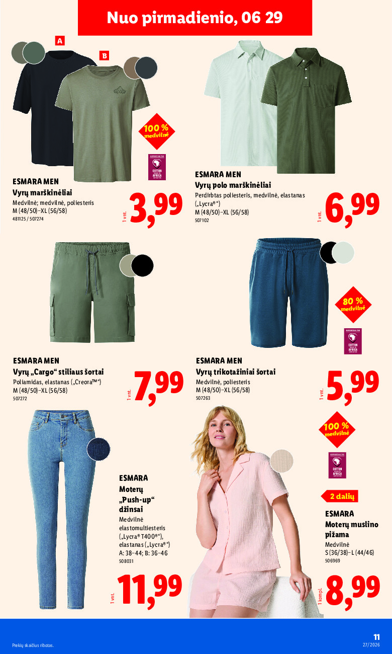 lidl - NE MAISTO PREKIŲ PASIŪLYMAI (2026-06-29 - 2026-07-05) - page: 11