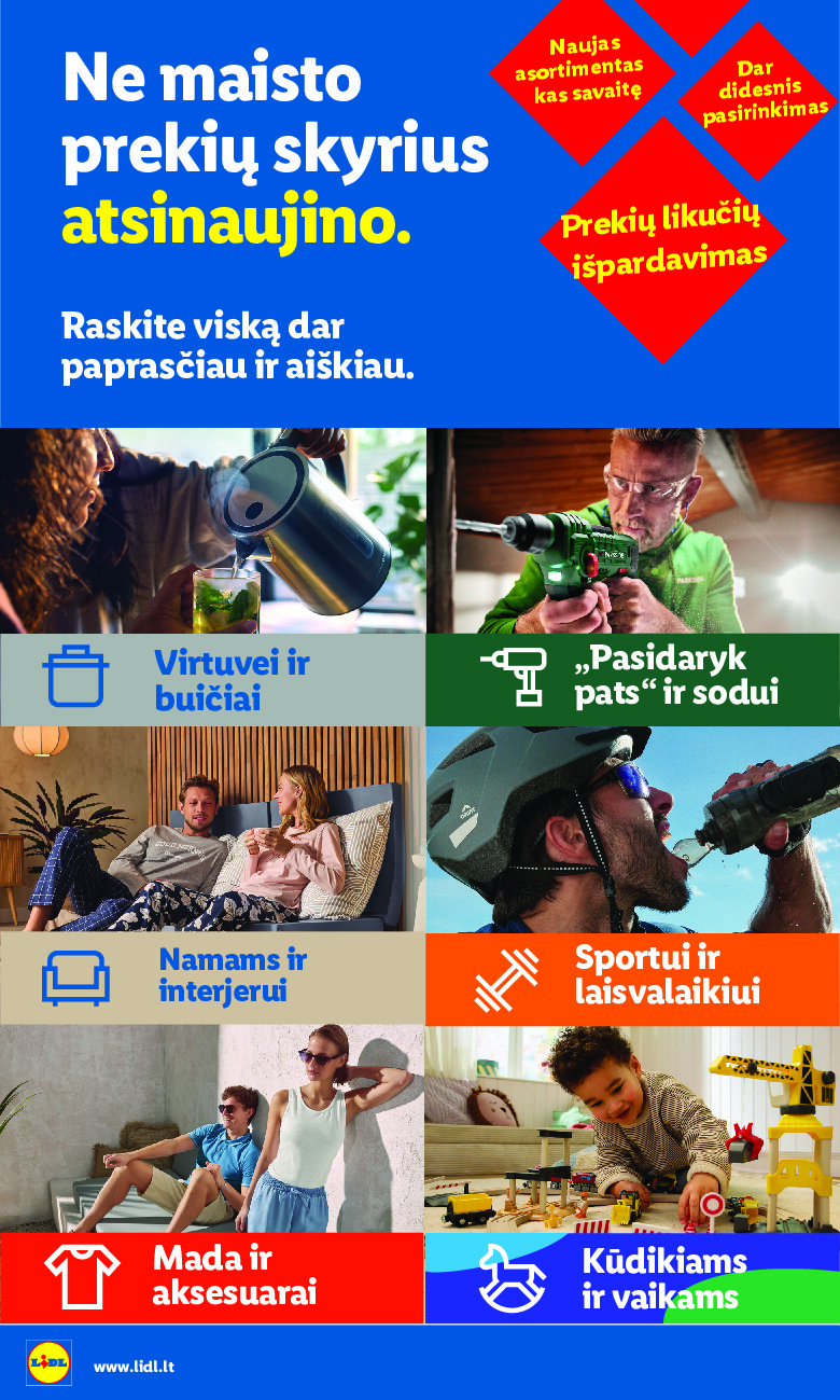 lidl - NE MAISTO PREKIŲ PASIŪLYMAI (2026-06-29 - 2026-07-05) - page: 13
