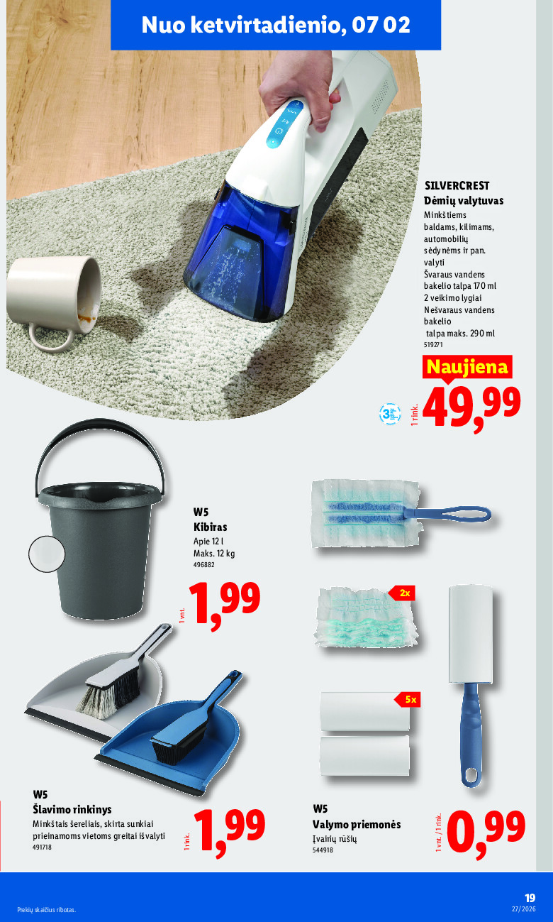 lidl - NE MAISTO PREKIŲ PASIŪLYMAI (2026-06-29 - 2026-07-05) - page: 19