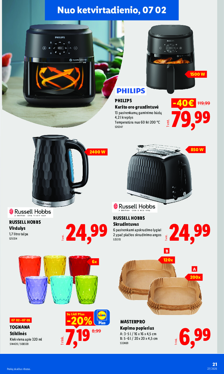 lidl - NE MAISTO PREKIŲ PASIŪLYMAI (2026-06-29 - 2026-07-05) - page: 21