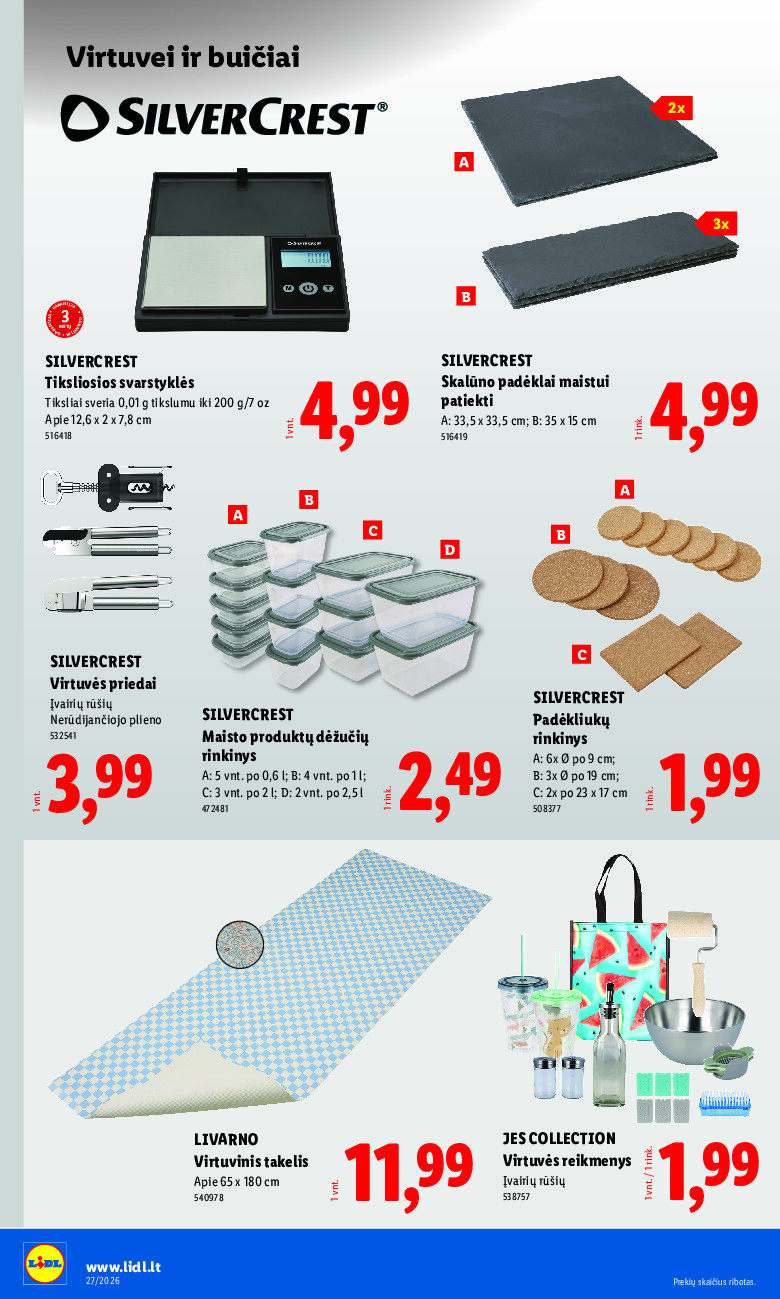 lidl - NE MAISTO PREKIŲ PASIŪLYMAI (2026-06-29 - 2026-07-05) - page: 22