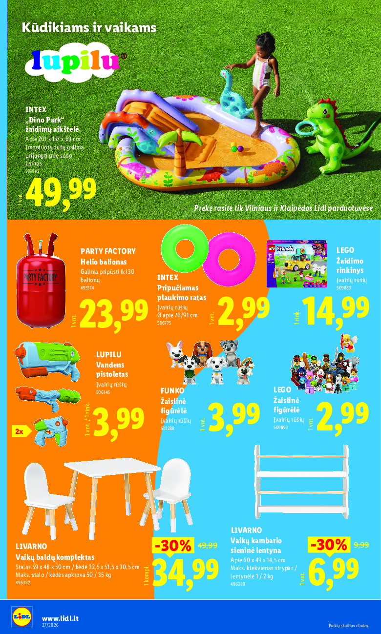 lidl - NE MAISTO PREKIŲ PASIŪLYMAI (2026-06-29 - 2026-07-05) - page: 24