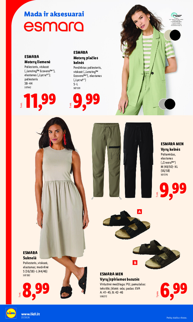 lidl - NE MAISTO PREKIŲ PASIŪLYMAI (2026-06-29 - 2026-07-05) - page: 10