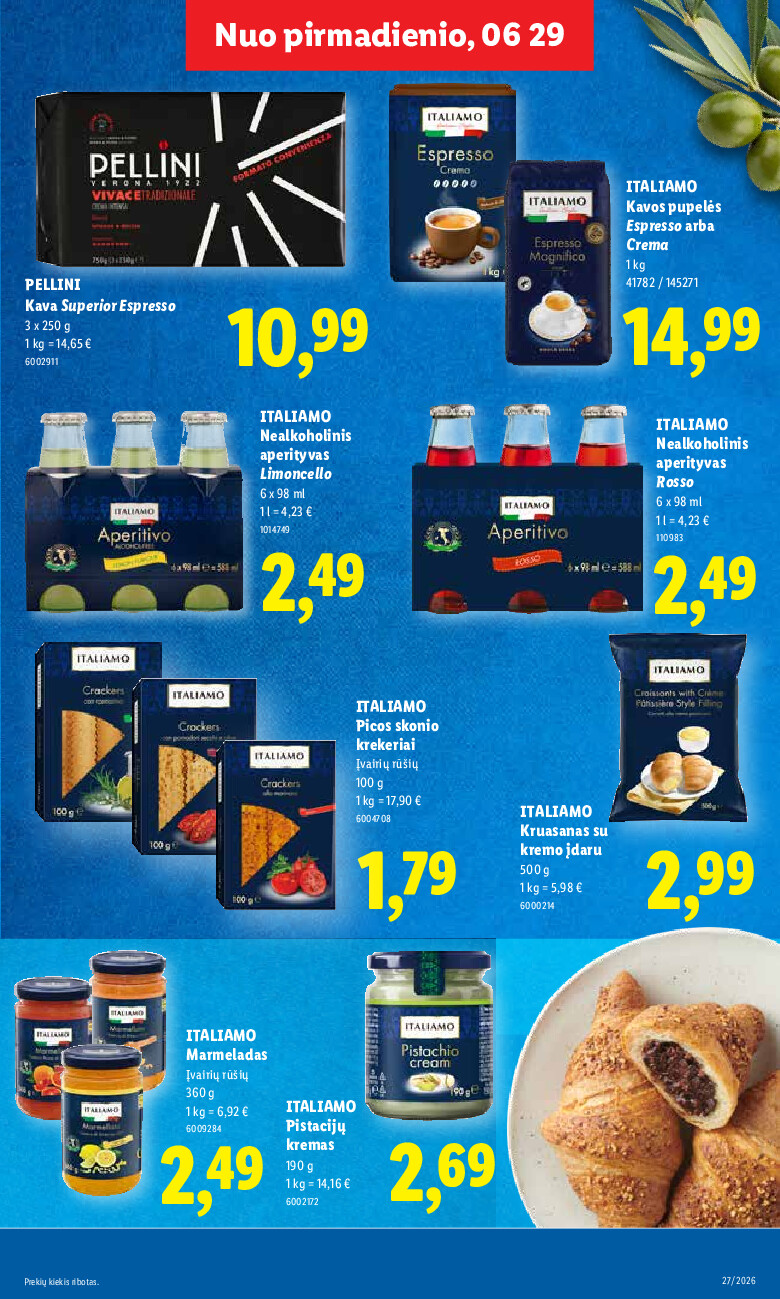 lidl - MAISTO PREKIŲ PASIŪLYMAI (2026-06-29 - 2026-07-05) - page: 19