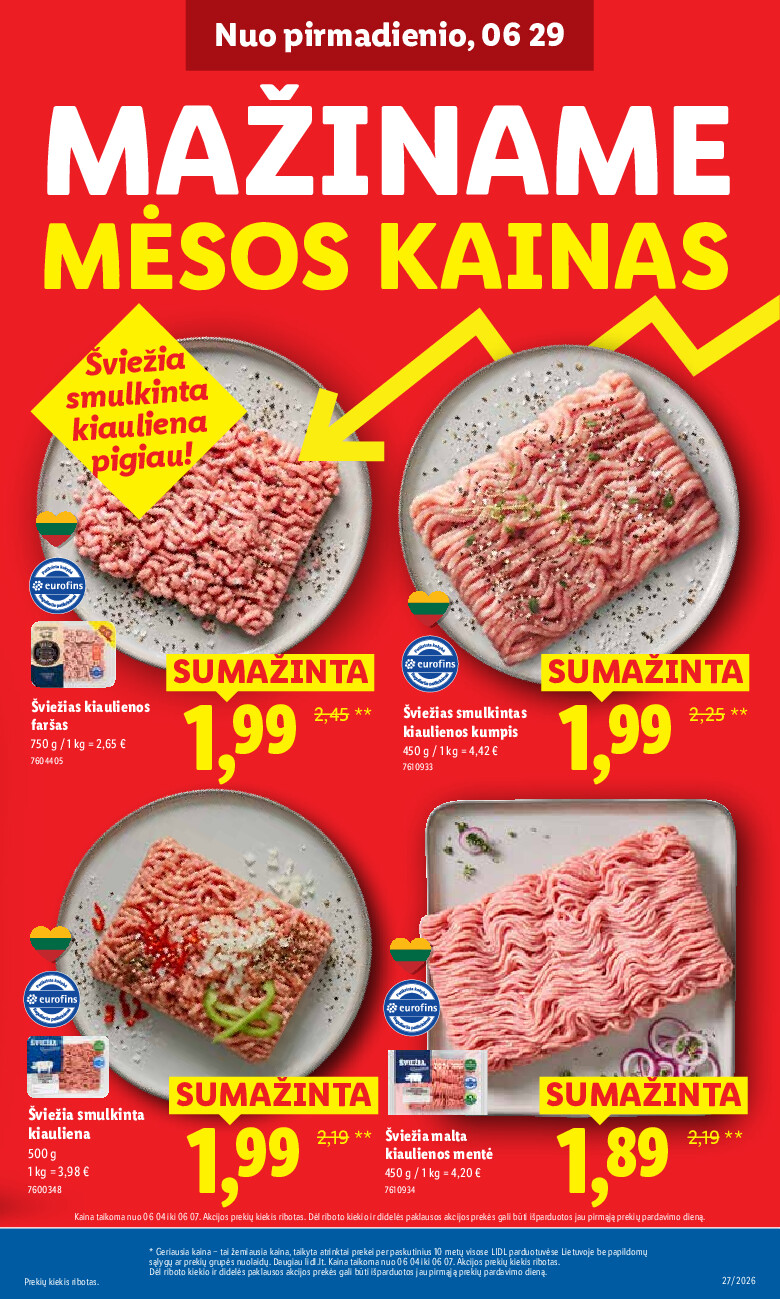 lidl - MAISTO PREKIŲ PASIŪLYMAI (2026-06-29 - 2026-07-05) - page: 3