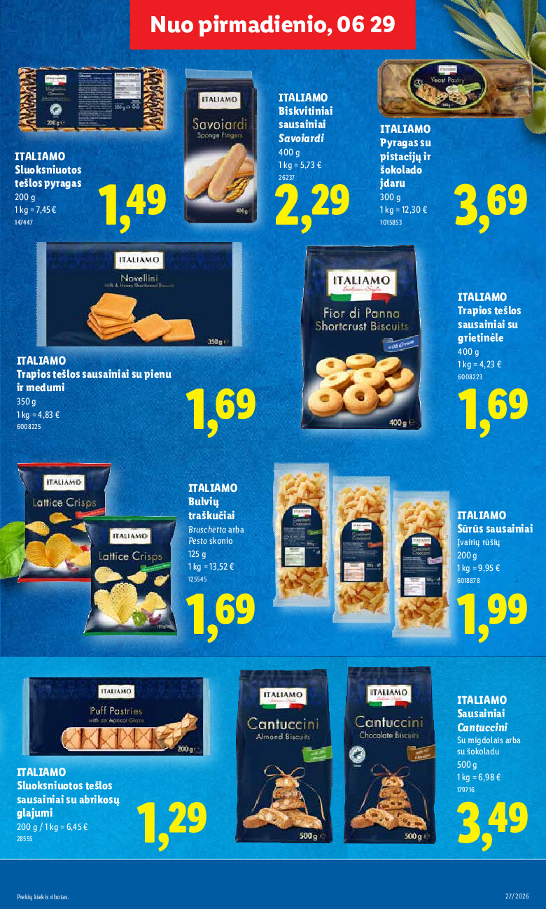 lidl - MAISTO PREKIŲ PASIŪLYMAI (2026-06-29 - 2026-07-05) - page: 21