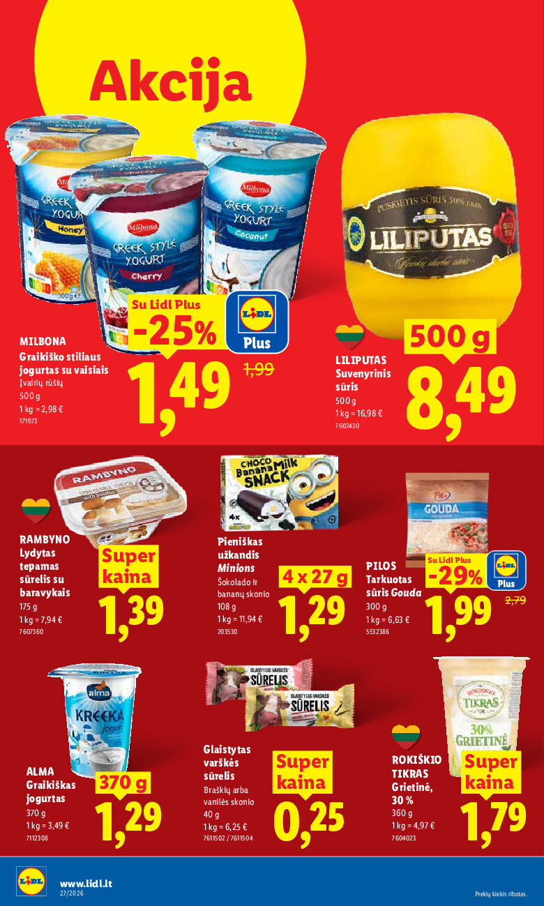 lidl - MAISTO PREKIŲ PASIŪLYMAI (2026-06-29 - 2026-07-05) - page: 22