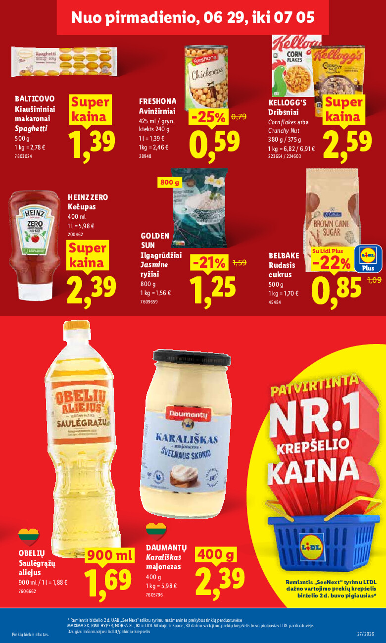lidl - MAISTO PREKIŲ PASIŪLYMAI (2026-06-29 - 2026-07-05) - page: 23