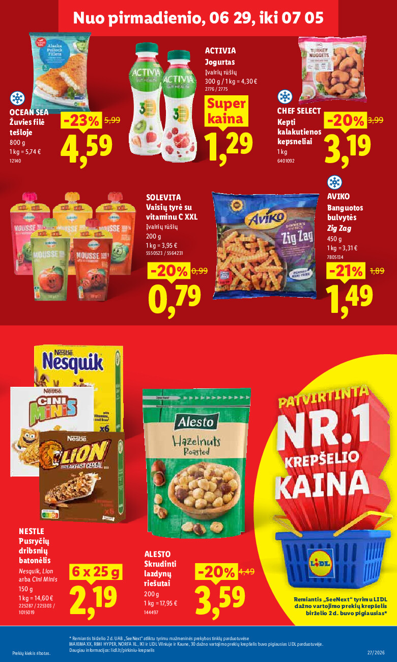 lidl - MAISTO PREKIŲ PASIŪLYMAI (2026-06-29 - 2026-07-05) - page: 25
