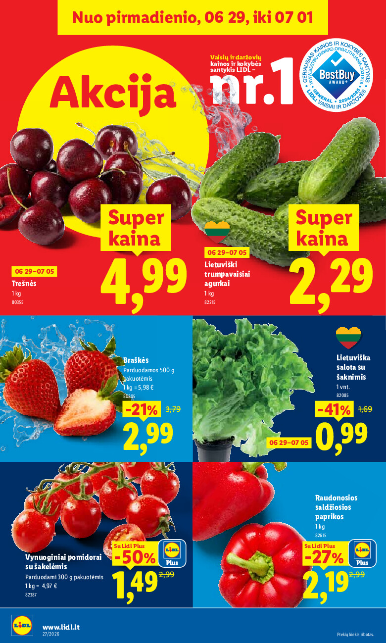 lidl - MAISTO PREKIŲ PASIŪLYMAI (2026-06-29 - 2026-07-05) - page: 4