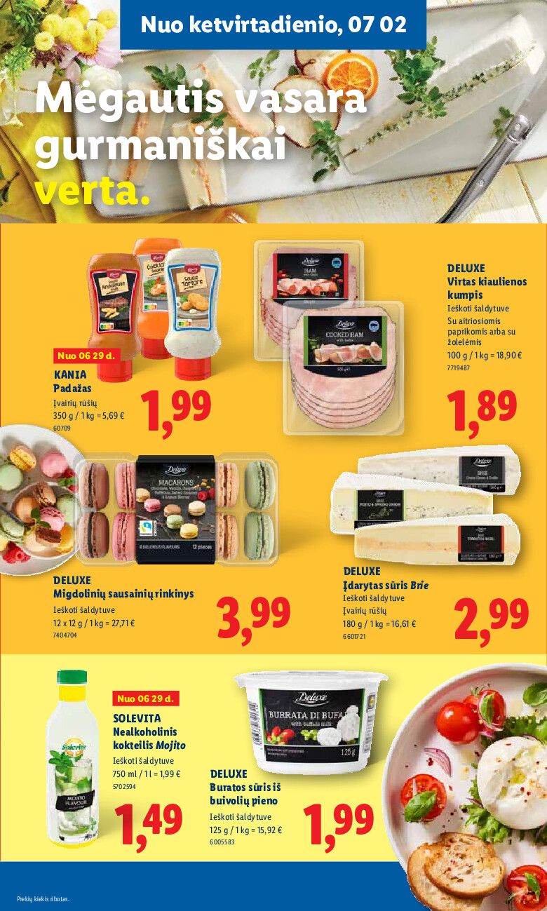 lidl - MAISTO PREKIŲ PASIŪLYMAI (2026-06-29 - 2026-07-05) - page: 33