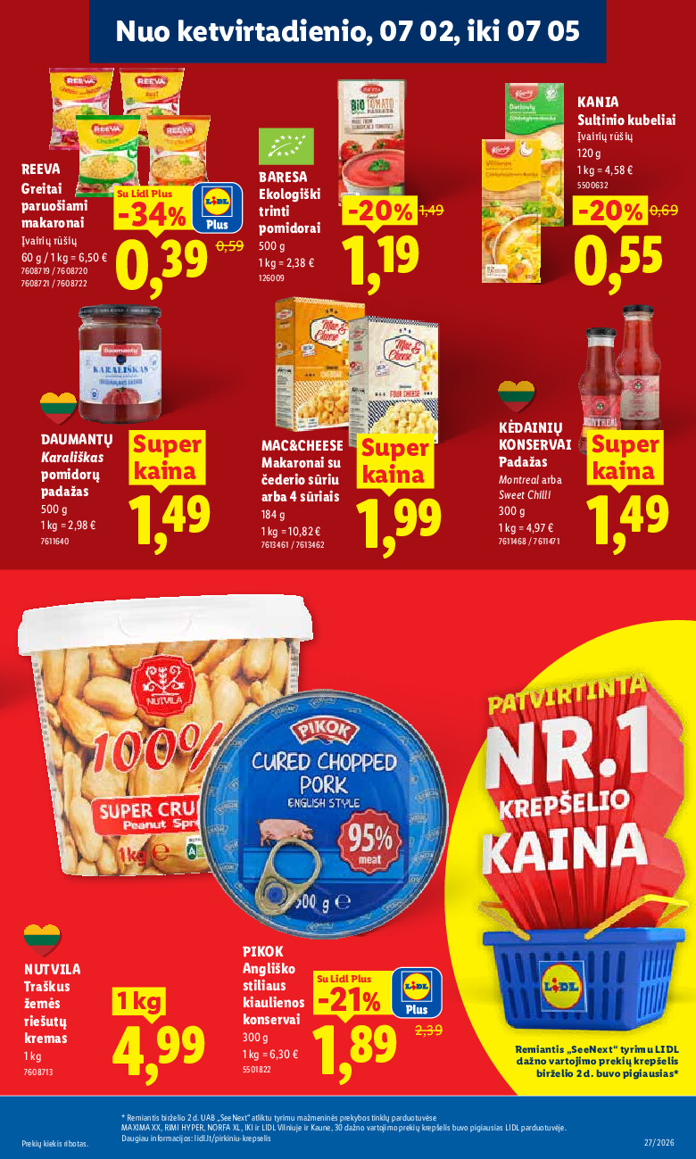 lidl - MAISTO PREKIŲ PASIŪLYMAI (2026-06-29 - 2026-07-05) - page: 35