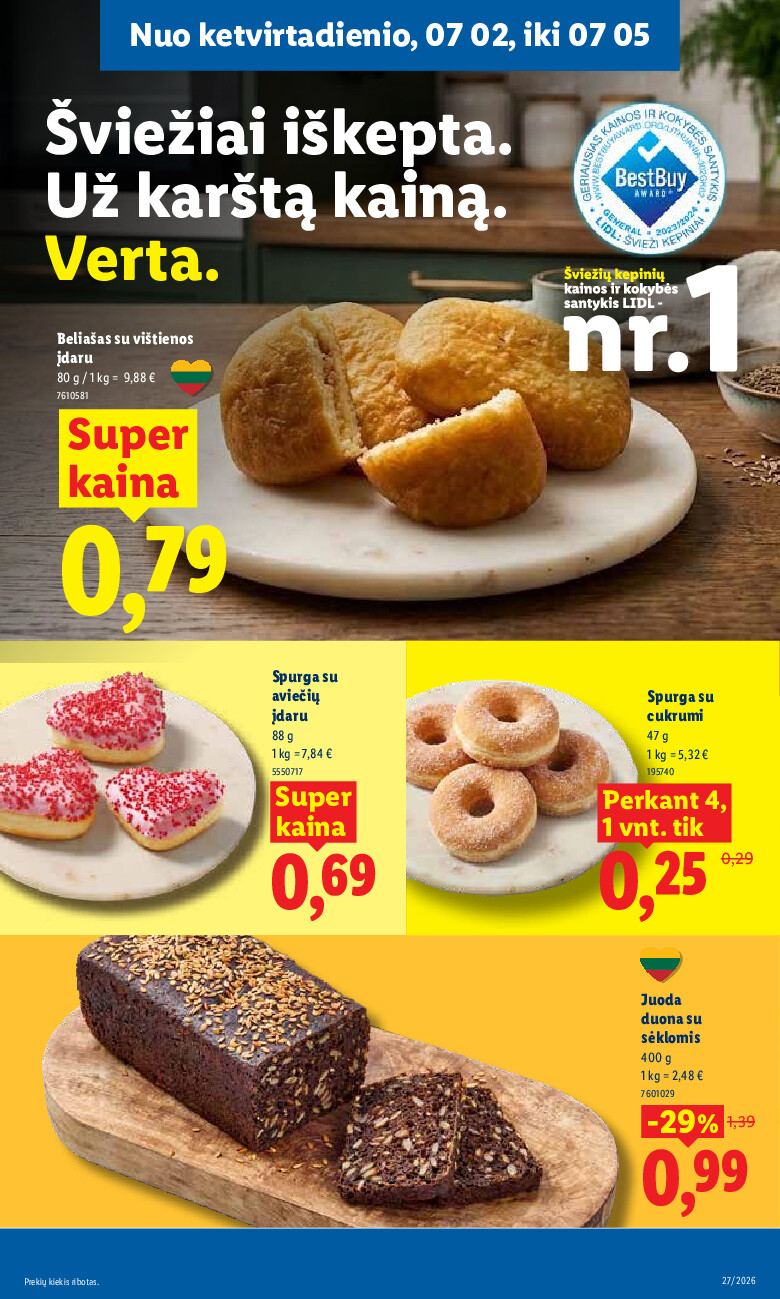 lidl - MAISTO PREKIŲ PASIŪLYMAI (2026-06-29 - 2026-07-05) - page: 37