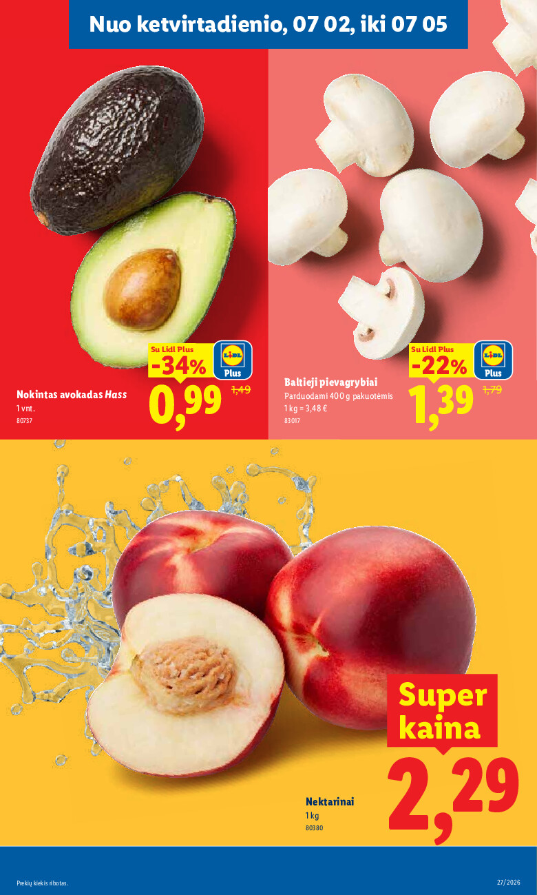 lidl - MAISTO PREKIŲ PASIŪLYMAI (2026-06-29 - 2026-07-05) - page: 39