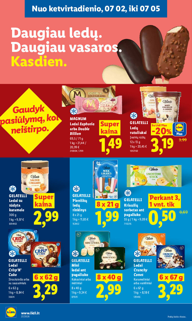 lidl - MAISTO PREKIŲ PASIŪLYMAI (2026-06-29 - 2026-07-05) - page: 40