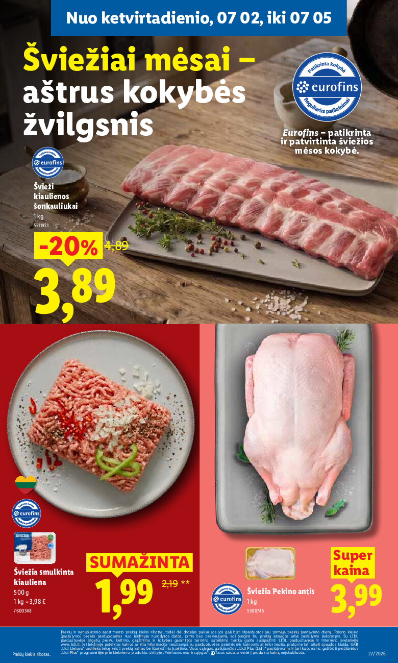 lidl - MAISTO PREKIŲ PASIŪLYMAI (2026-06-29 - 2026-07-05) - page: 43