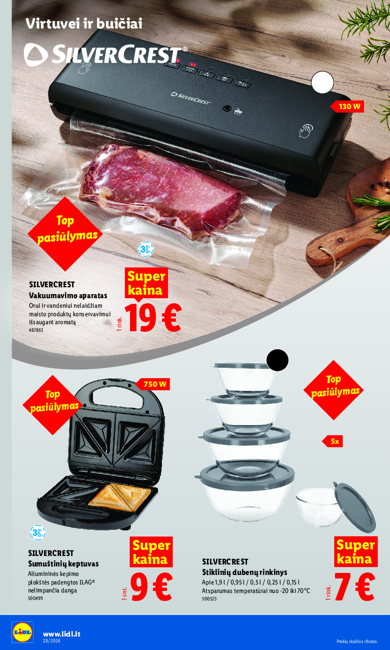 lidl - NE MAISTO PREKIŲ PASIŪLYMAI (2026-07-06 - 2026-07-12) - page: 2
