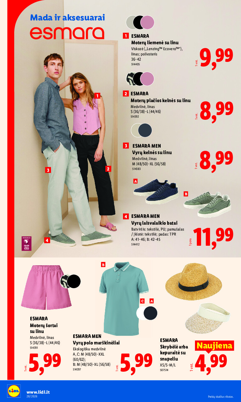 lidl - NE MAISTO PREKIŲ PASIŪLYMAI (2026-07-06 - 2026-07-12) - page: 22