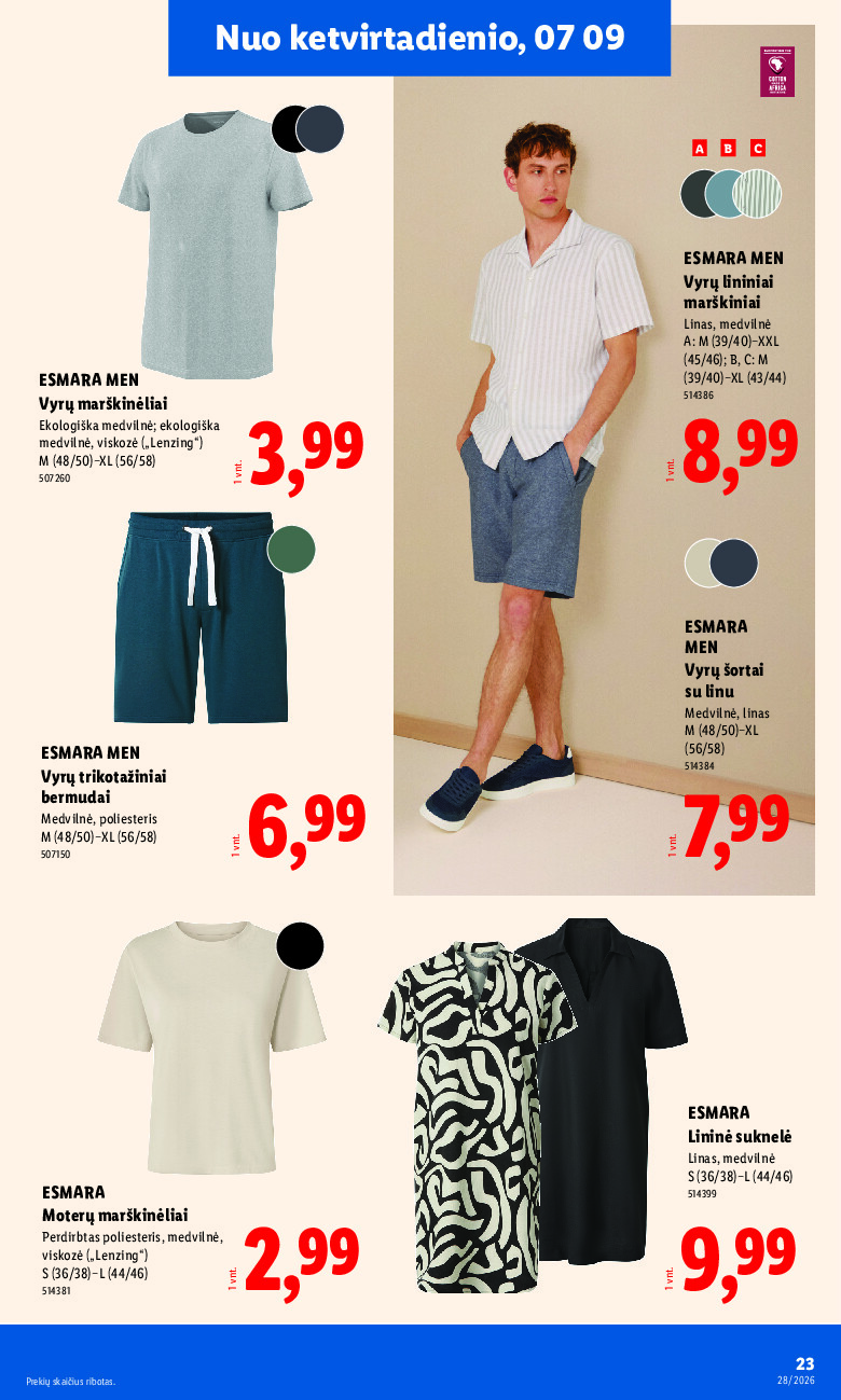 lidl - NE MAISTO PREKIŲ PASIŪLYMAI (2026-07-06 - 2026-07-12) - page: 23
