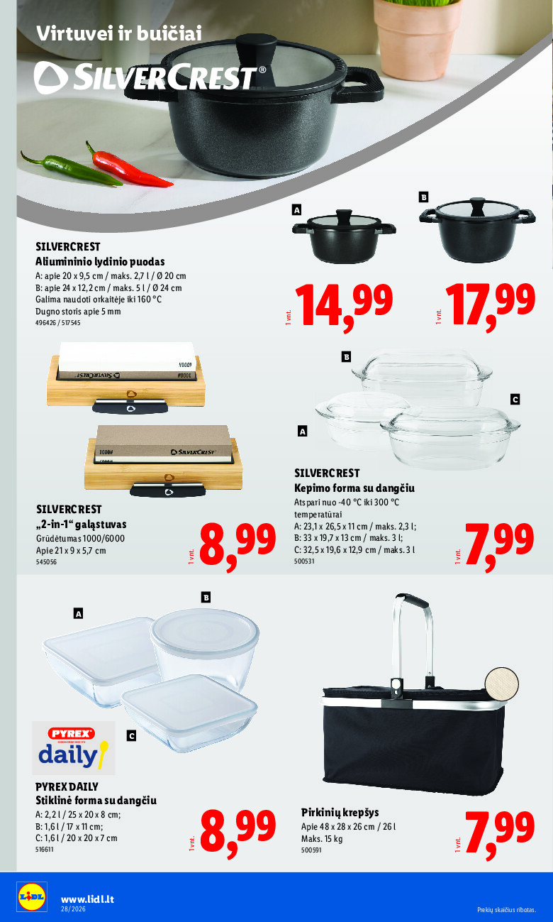 lidl - NE MAISTO PREKIŲ PASIŪLYMAI (2026-07-06 - 2026-07-12) - page: 4