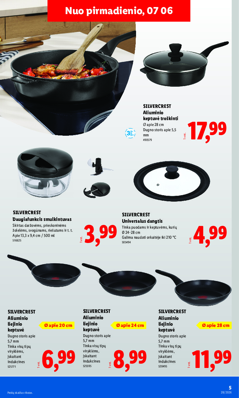 lidl - NE MAISTO PREKIŲ PASIŪLYMAI (2026-07-06 - 2026-07-12) - page: 5