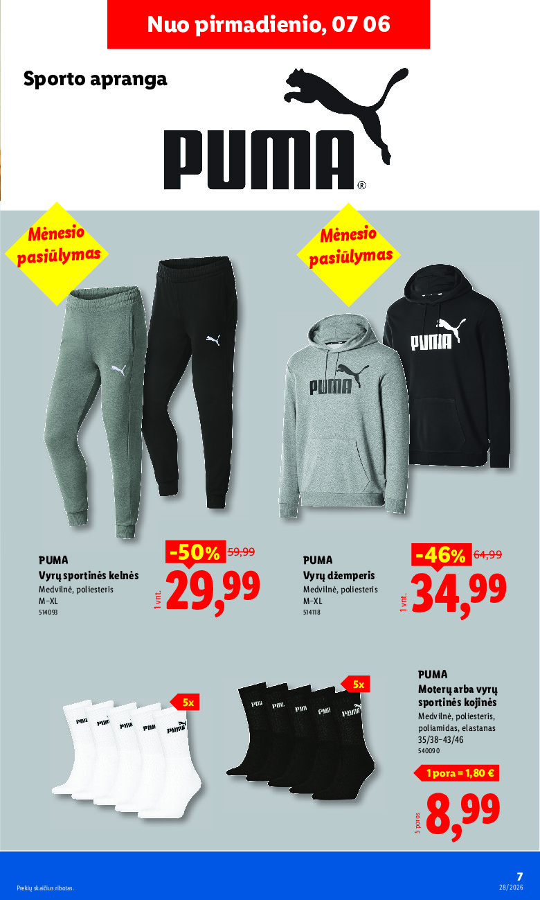 lidl - NE MAISTO PREKIŲ PASIŪLYMAI (2026-07-06 - 2026-07-12) - page: 7
